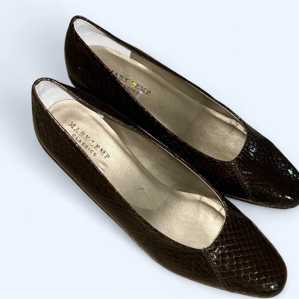 Women's Dark Brown Leather Heels